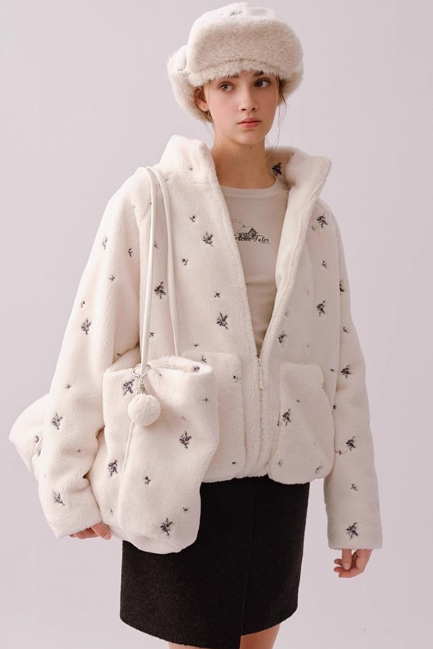 Endless Thoughts Floral Tote Bag