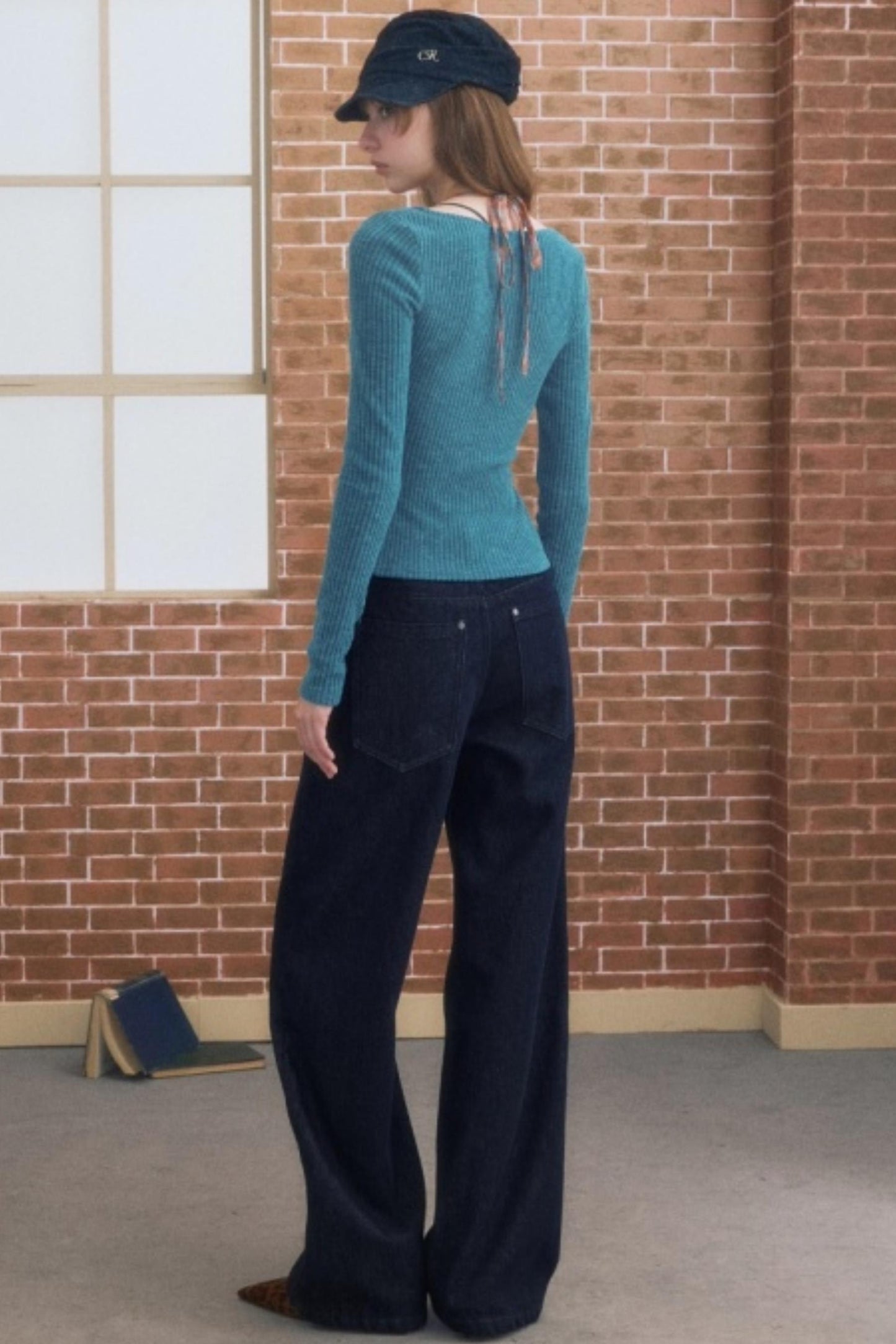 Winter Simple Straight Fleece Jeans