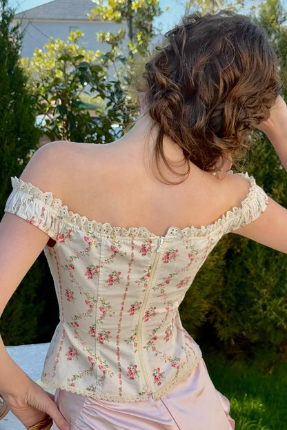 Slimming Floral Lace Top