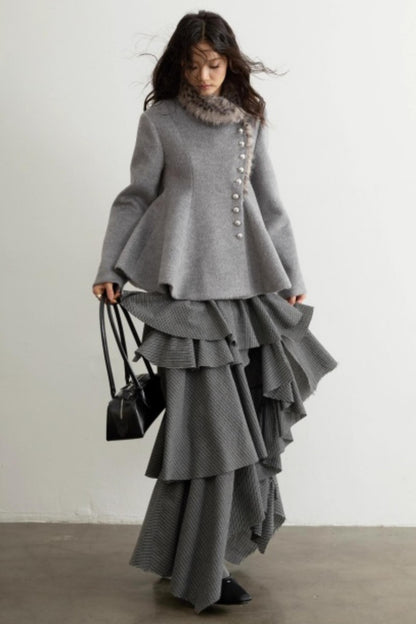 Retro Leopard Wool Top