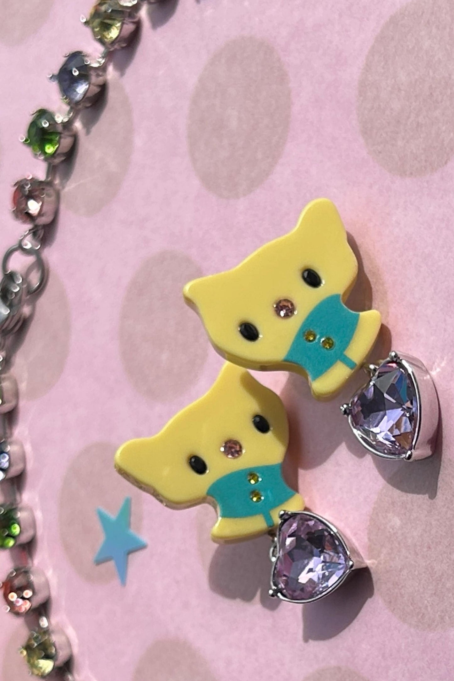 Acetate Rhinestone Jewelry Set-Up