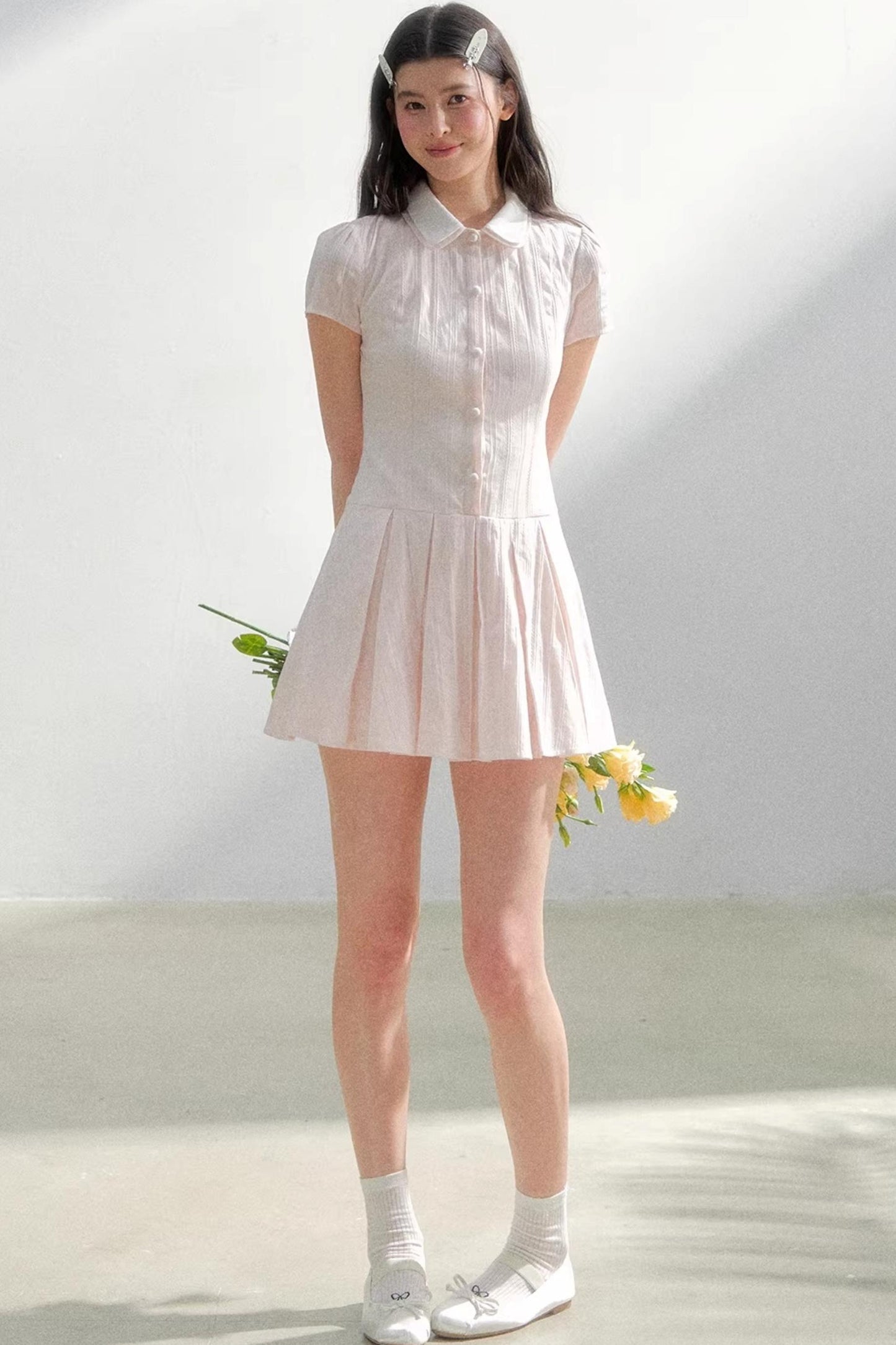 Retro College Shirt Dress