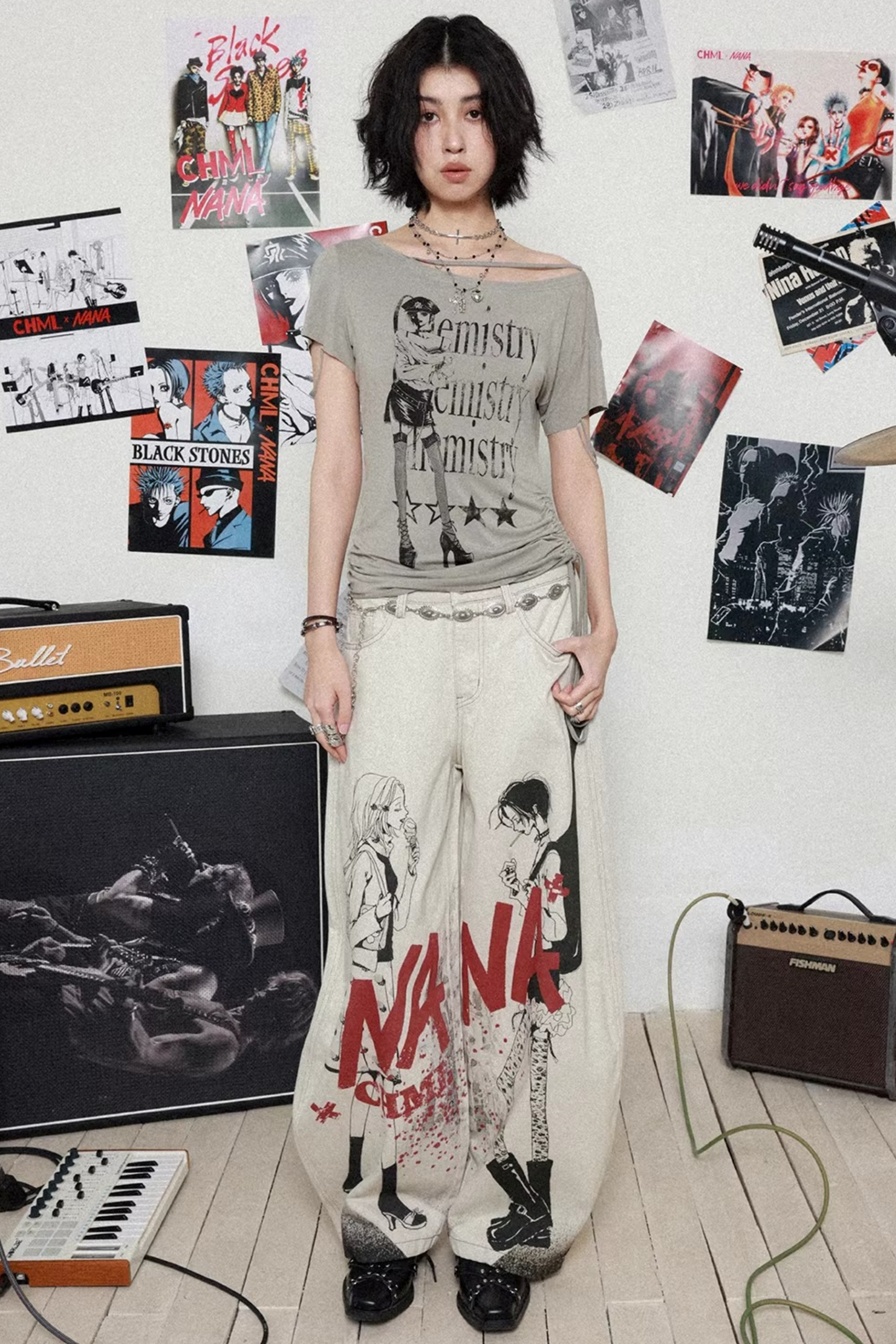 Ripped Off-Shoulder Blouse