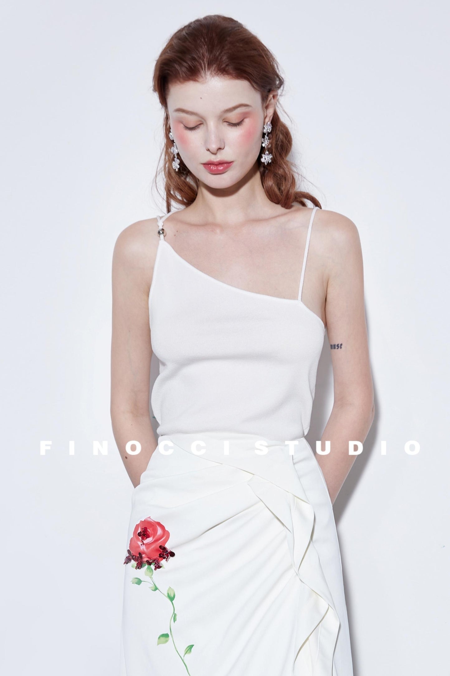 Summer Sparkling Knit Camisole