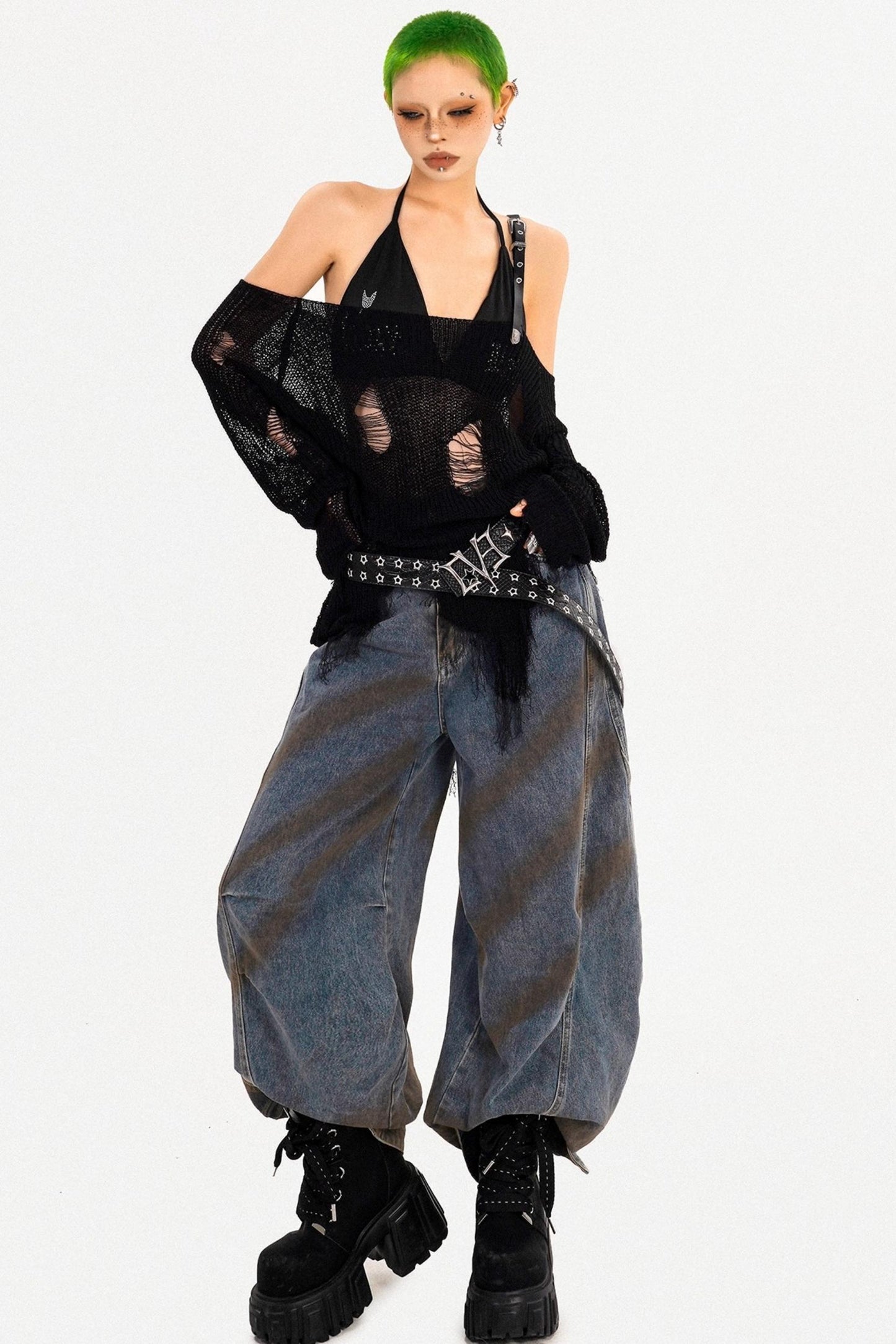 American Design Knitted Smock Top