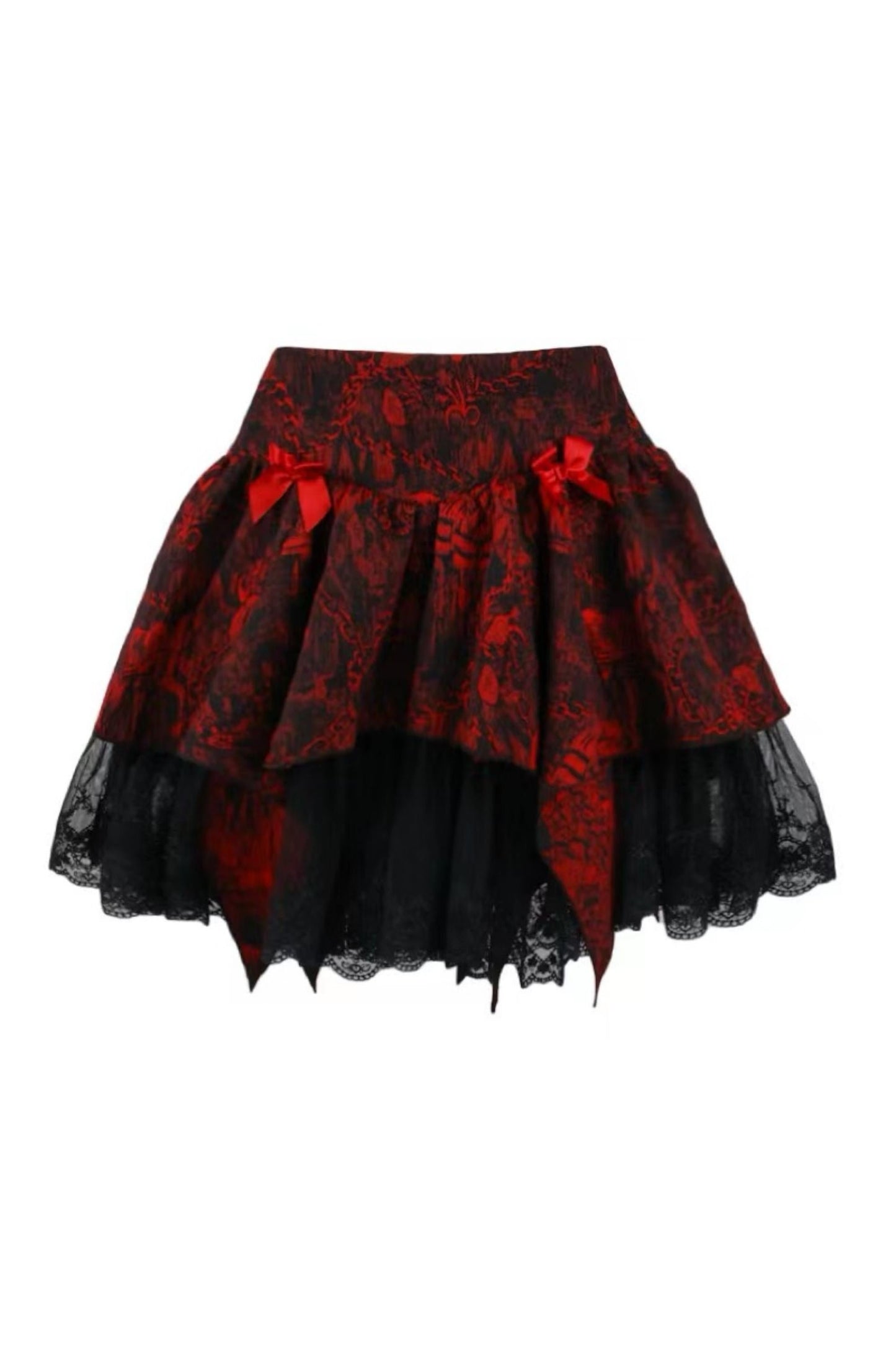 Halloween Gothic Puffy Lace Skirt