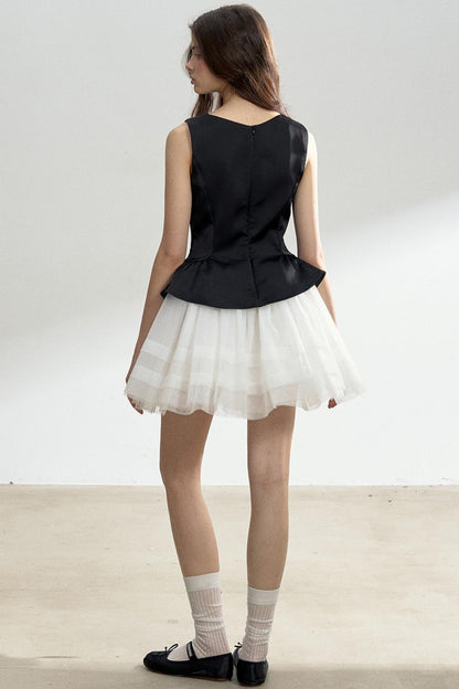 Maiden Tess Lace & Satin Tutu Dress