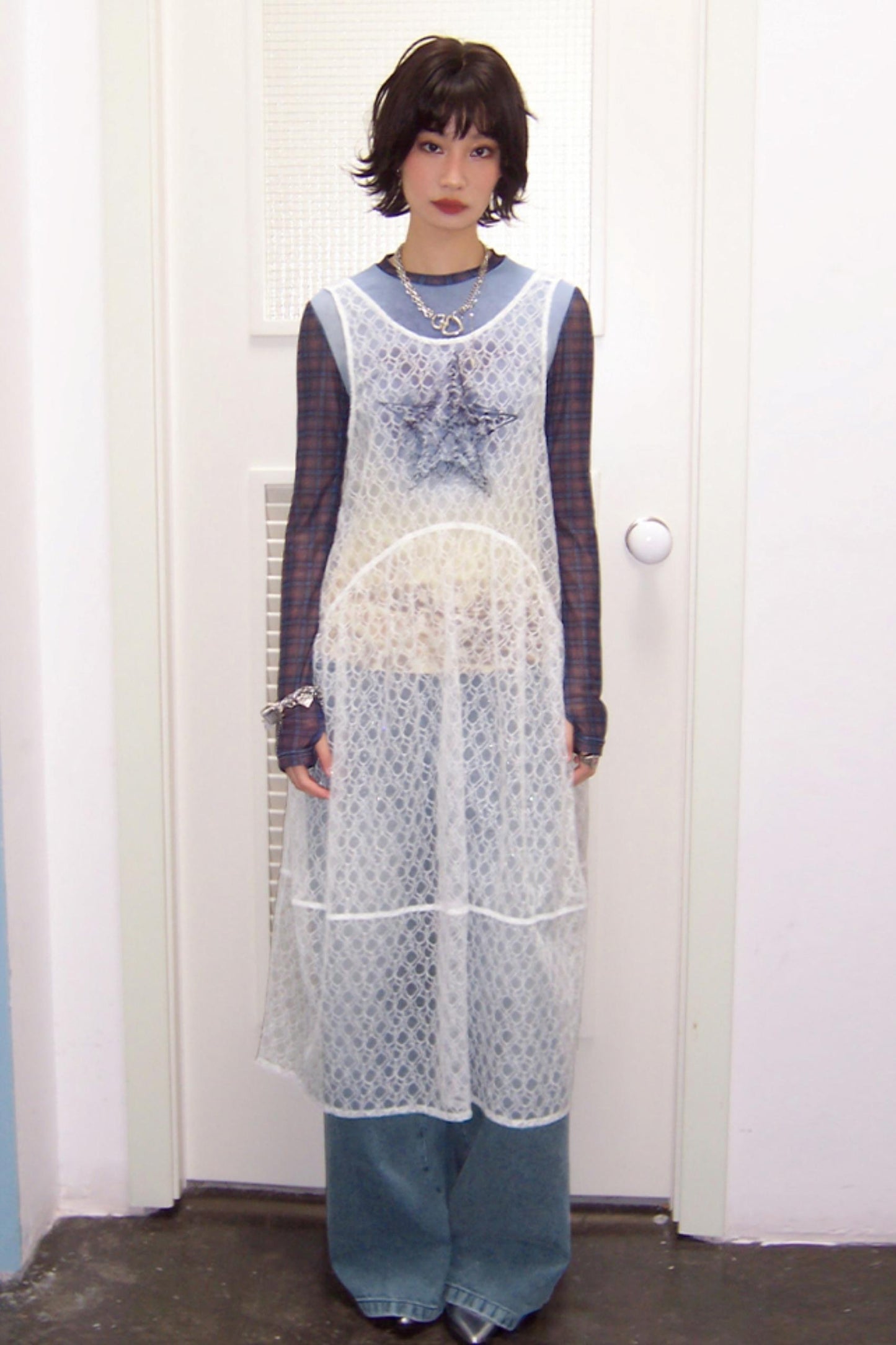 Misty Starfish Lace Dress