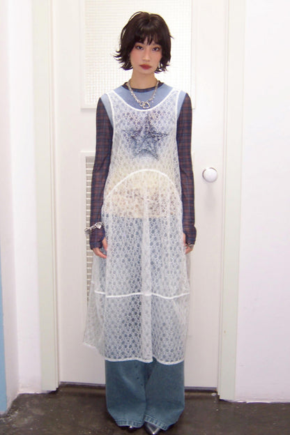 Misty Starfish Lace Dress