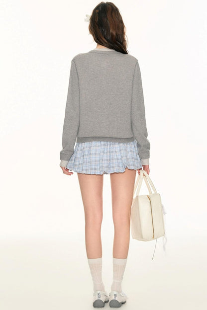 Twist V-Neck Sweater