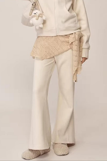 Double-Sided Fleece Hooded Jacket Set-Up