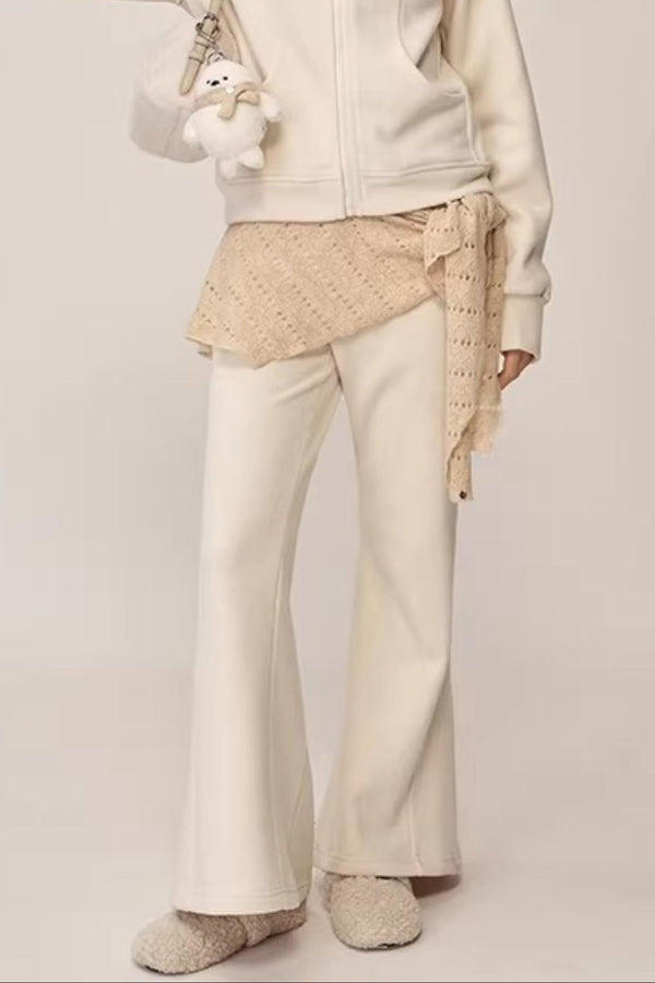 Double-Sided Fleece Hooded Jacket Set-Up