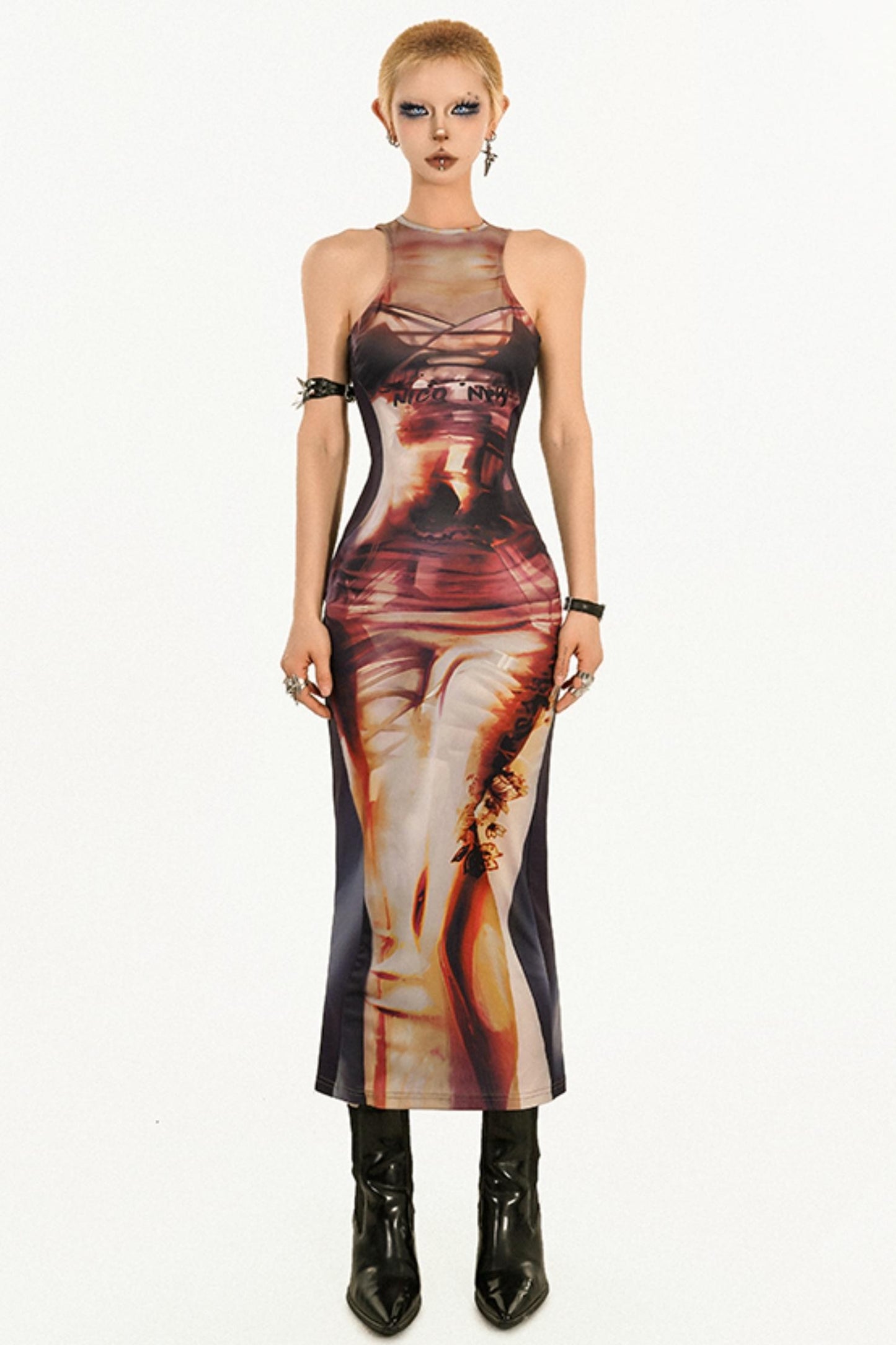 Summer Slim Fit Neck Dress