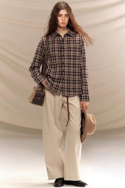 Twilight Apricot Twill Trousers