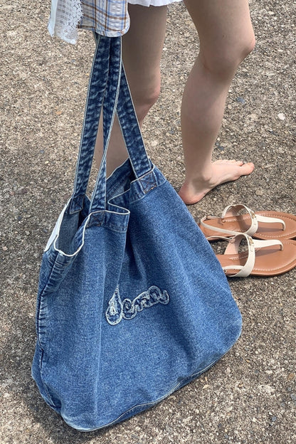 Nautical Denim Tote