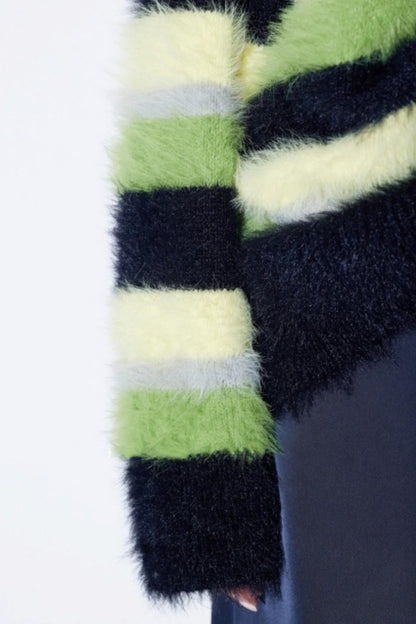 Retro Striped Winter Sweater