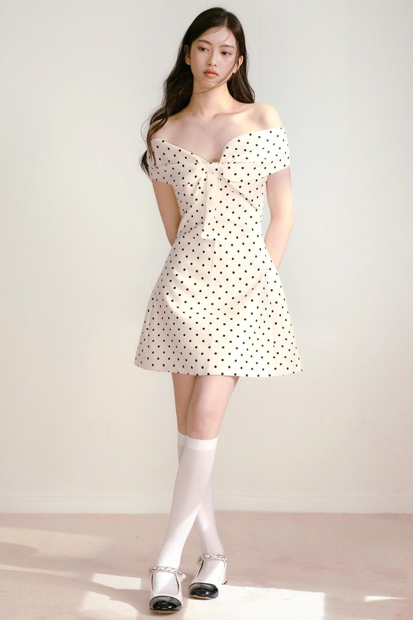 Polka Dot Bow Dress