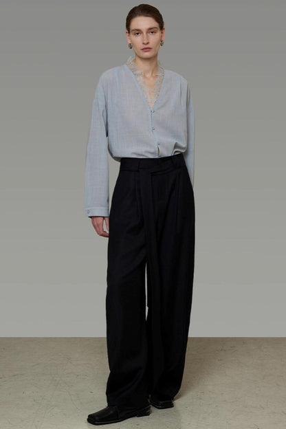 Autumn Lace V-Neck Top