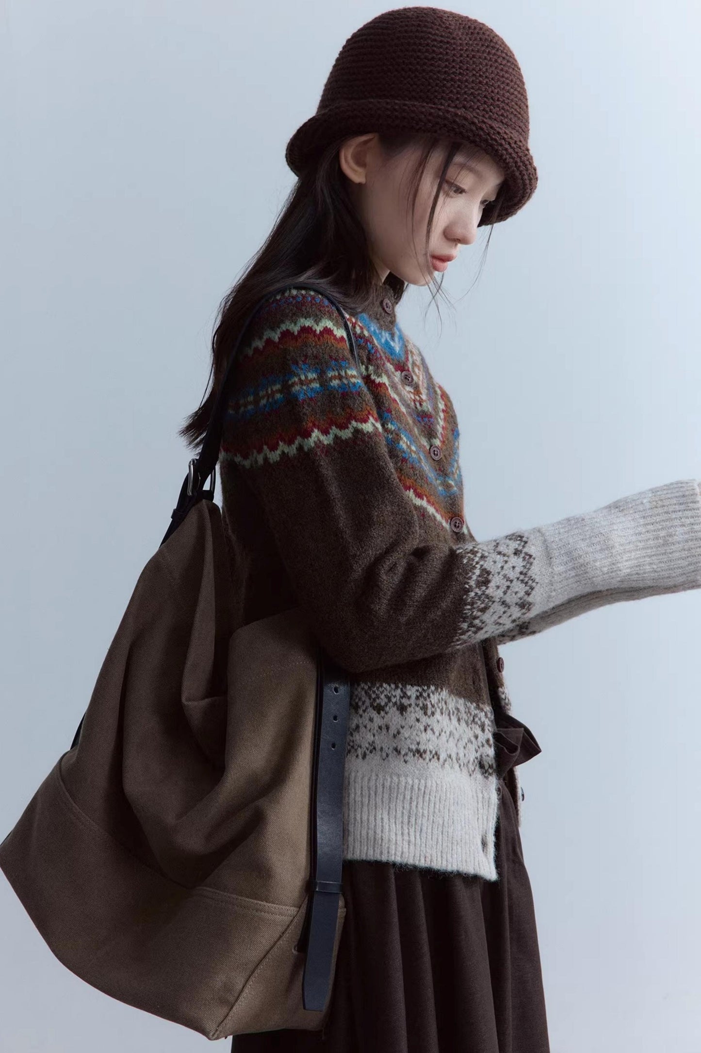 Wool Fair Isle Cardigan