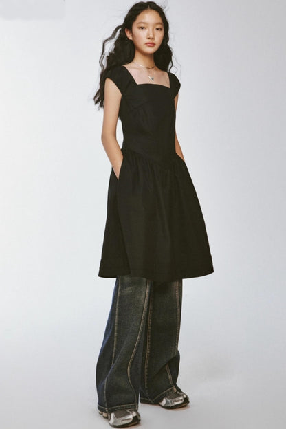 Chillax Stitching Swing Dress