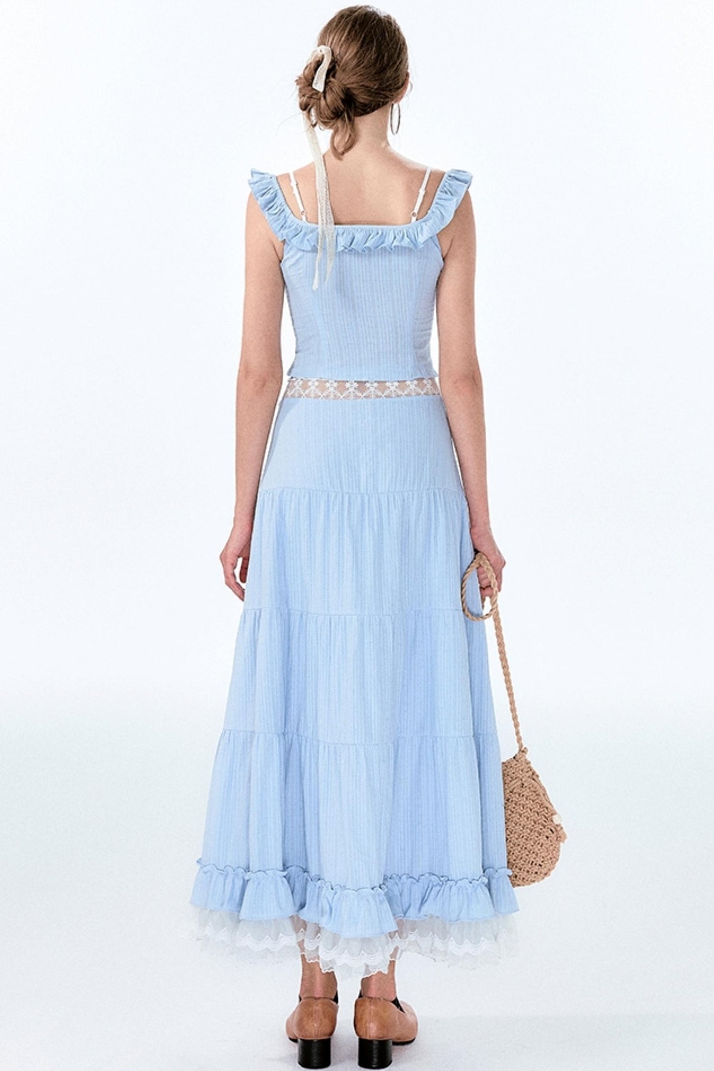 Lace Bustier Ensemble Set-Up