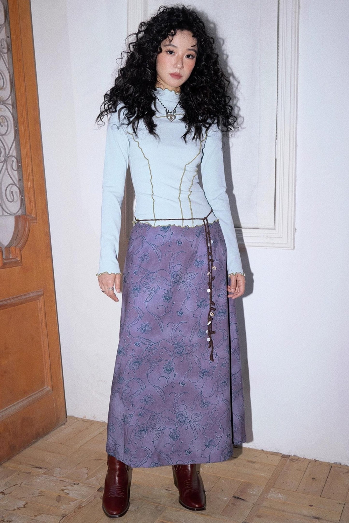 Floral Philosophy Skirt