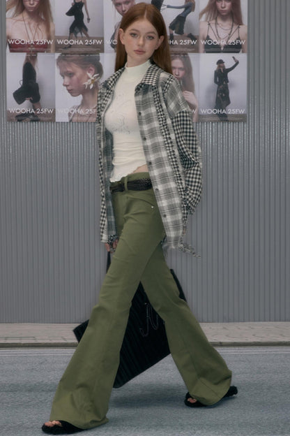 Sweet Green Cargo Boots Pants