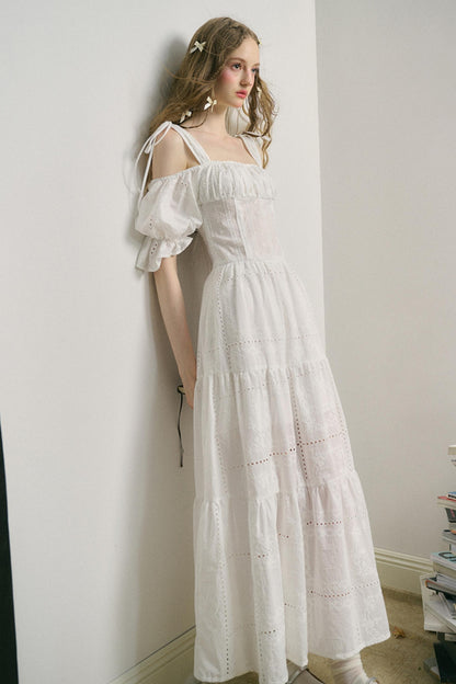 Delicate Embroidered Camisole Dress