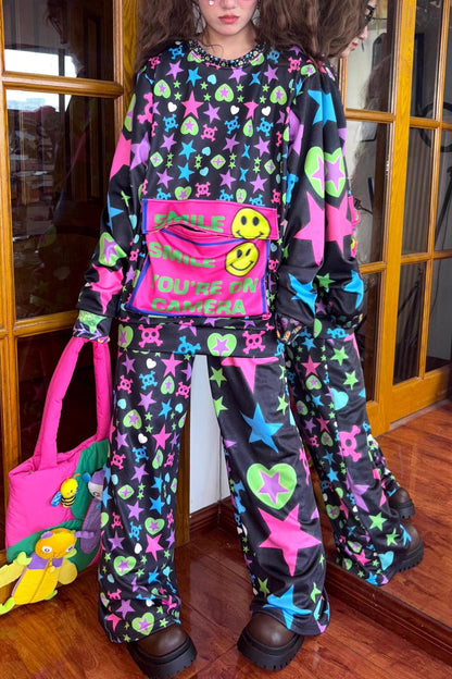 Dopamine Velvet-Lined Sweatshirt