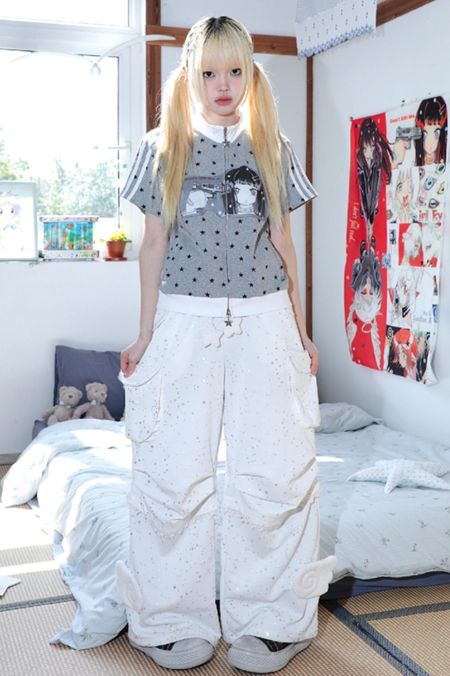 Frog Star Crewneck Cardigan