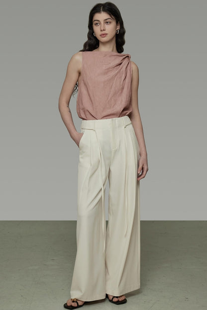 Twisted Pink Sleeveless Camisole