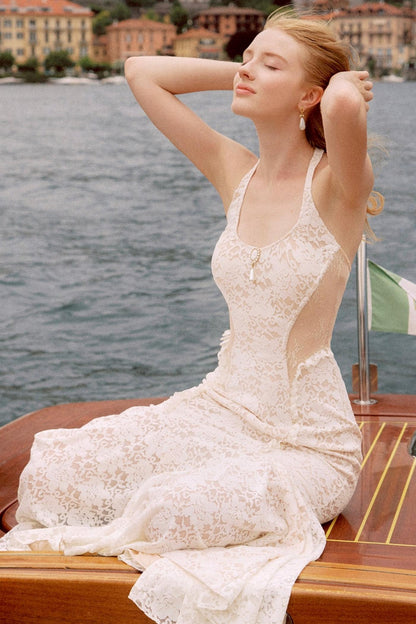 Heartbeat Mermaid Lace Maxi Dress