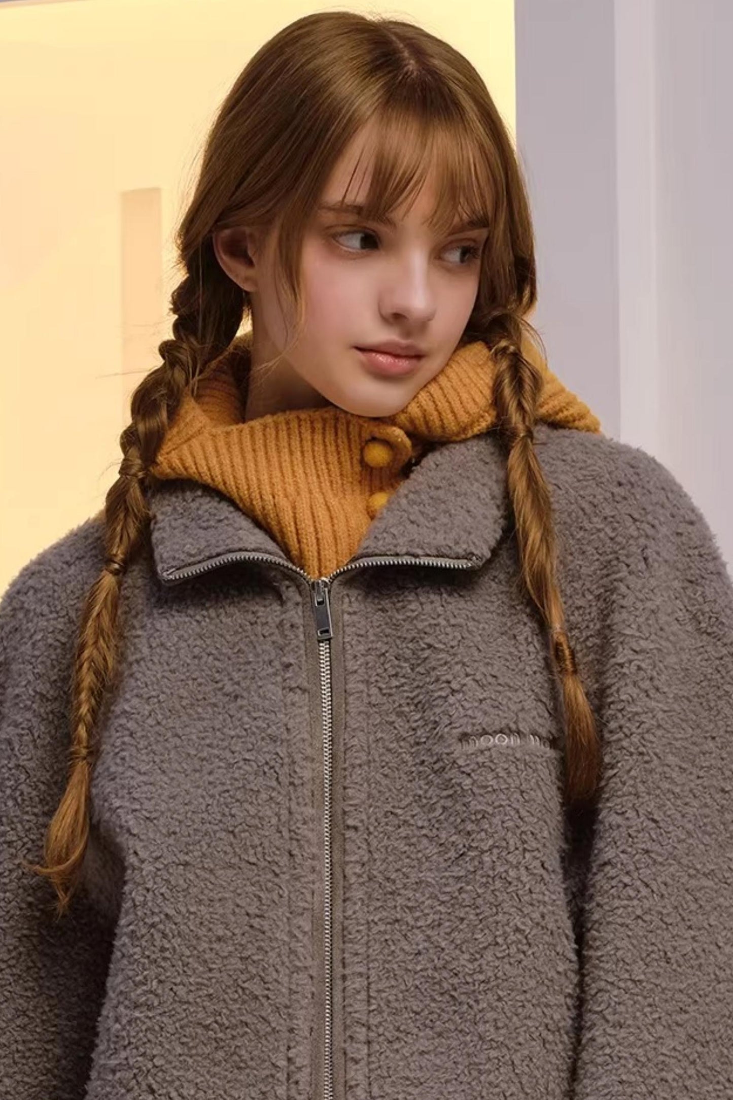 Sheep Wool Knit Balaclava