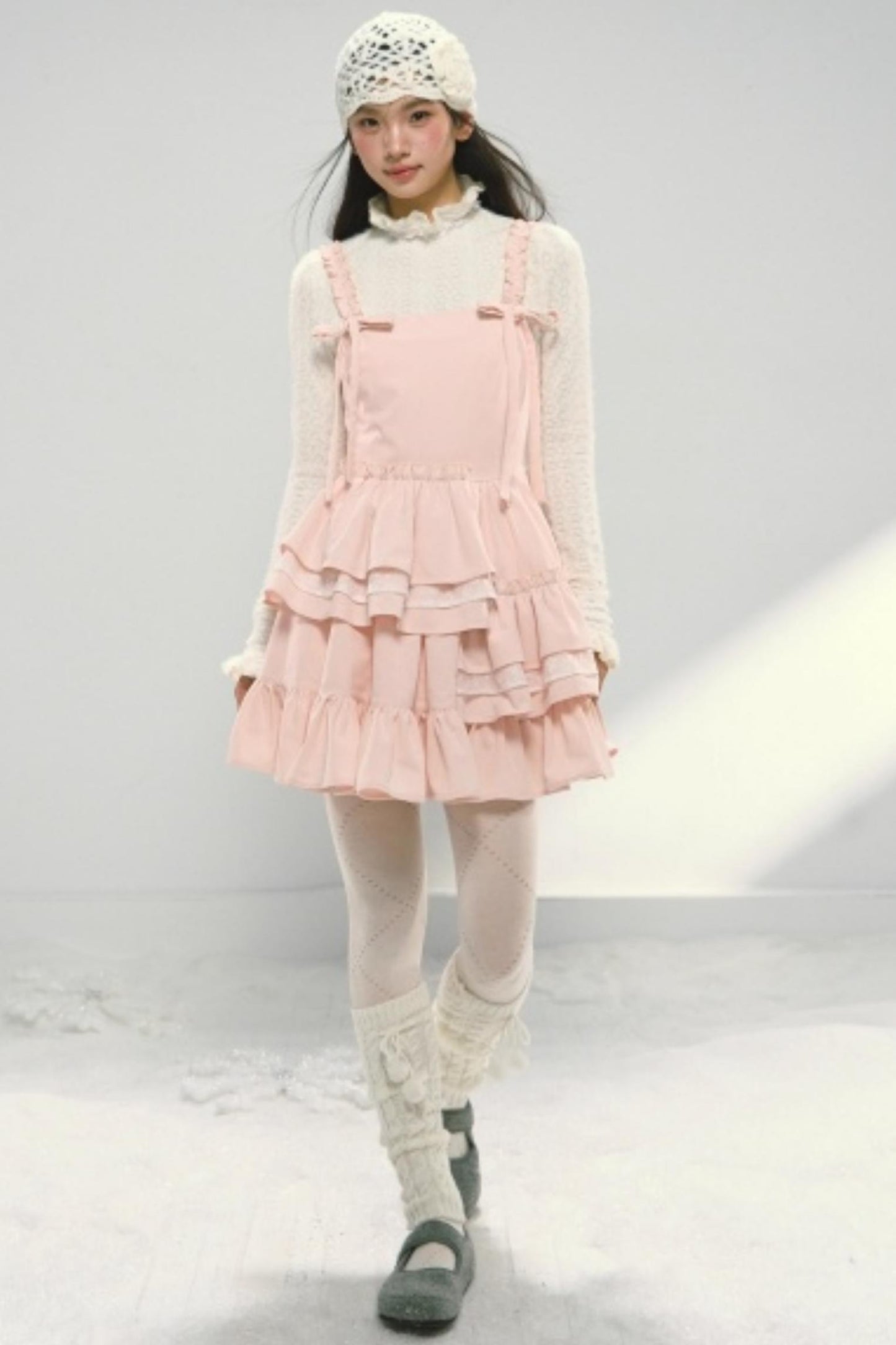 Pink Corduroy Princess Dress