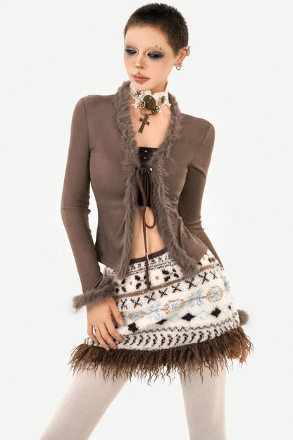 Vintage Frayed Edge Cardigan