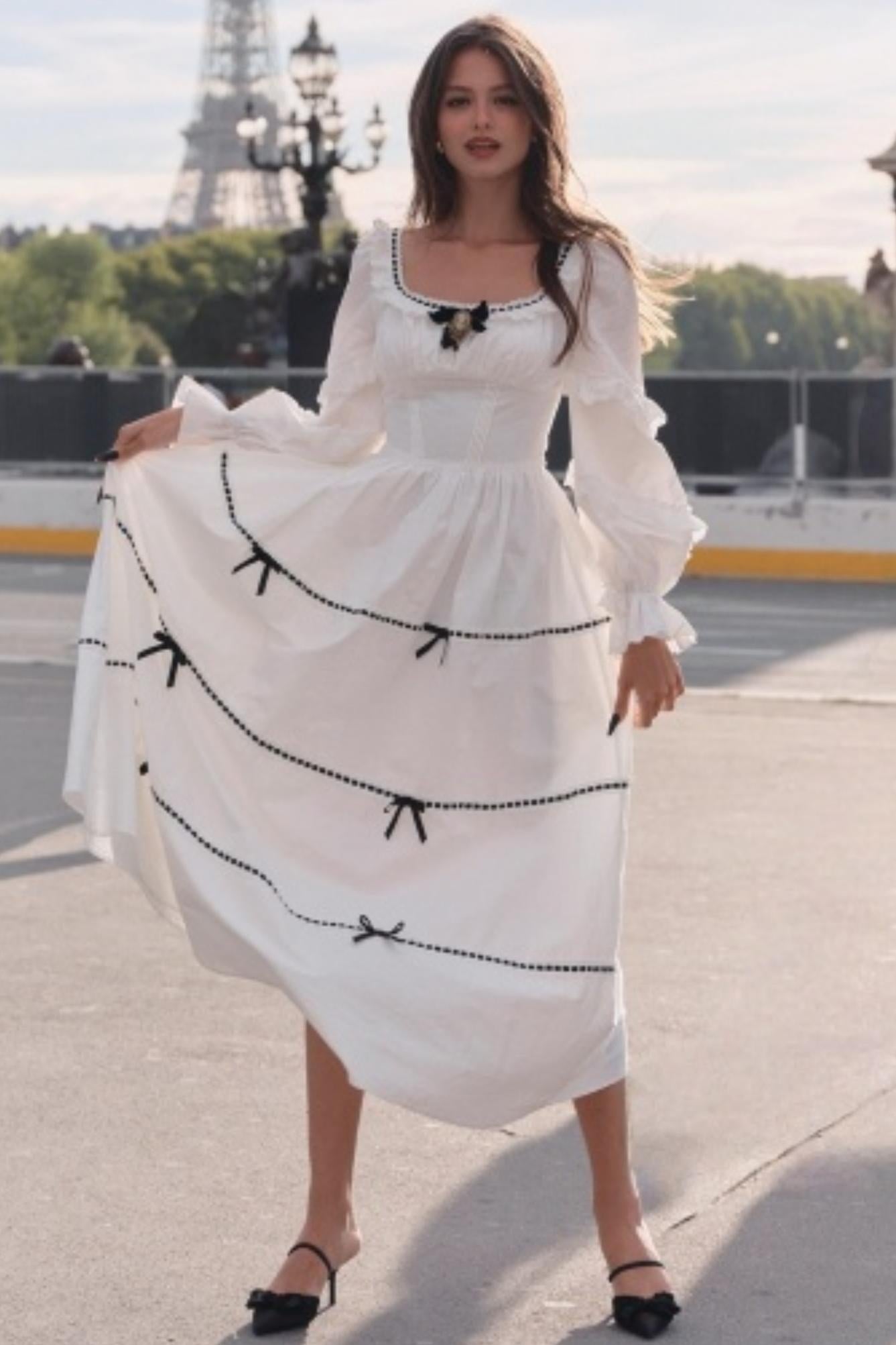 Lace Ghost Ode Dress Set-Up