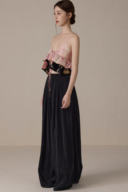 Romantic Pink V-Neck Camisole