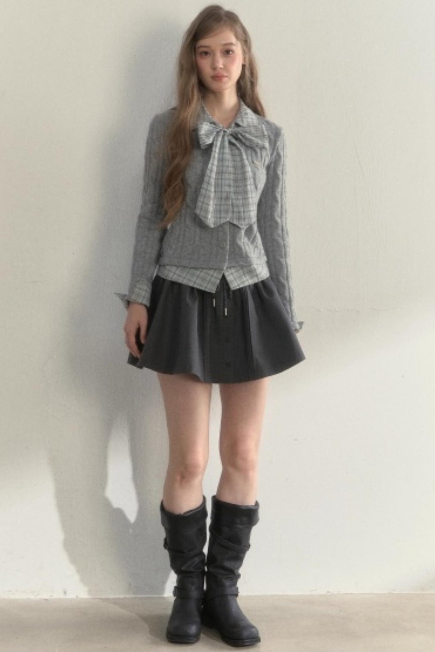 Retro Twist Knit Sweater