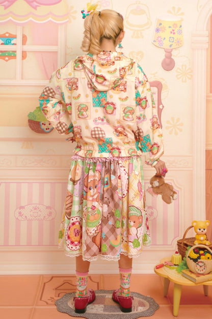 Patchwork Hooded UV Protection Jacket