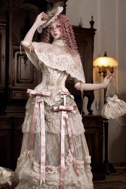 Elegant French Vintage Skirt Set-Up