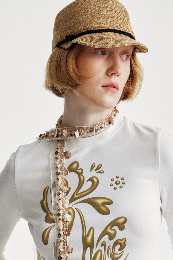 Shell Lace Tassel Waist Chain