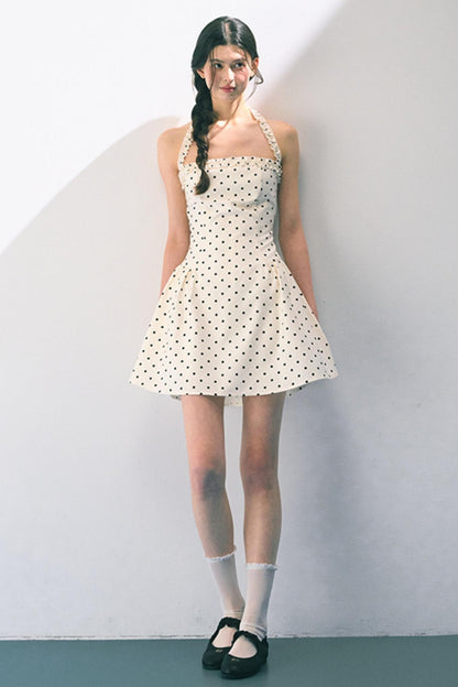 Summer Polka Dot Sheath Dress