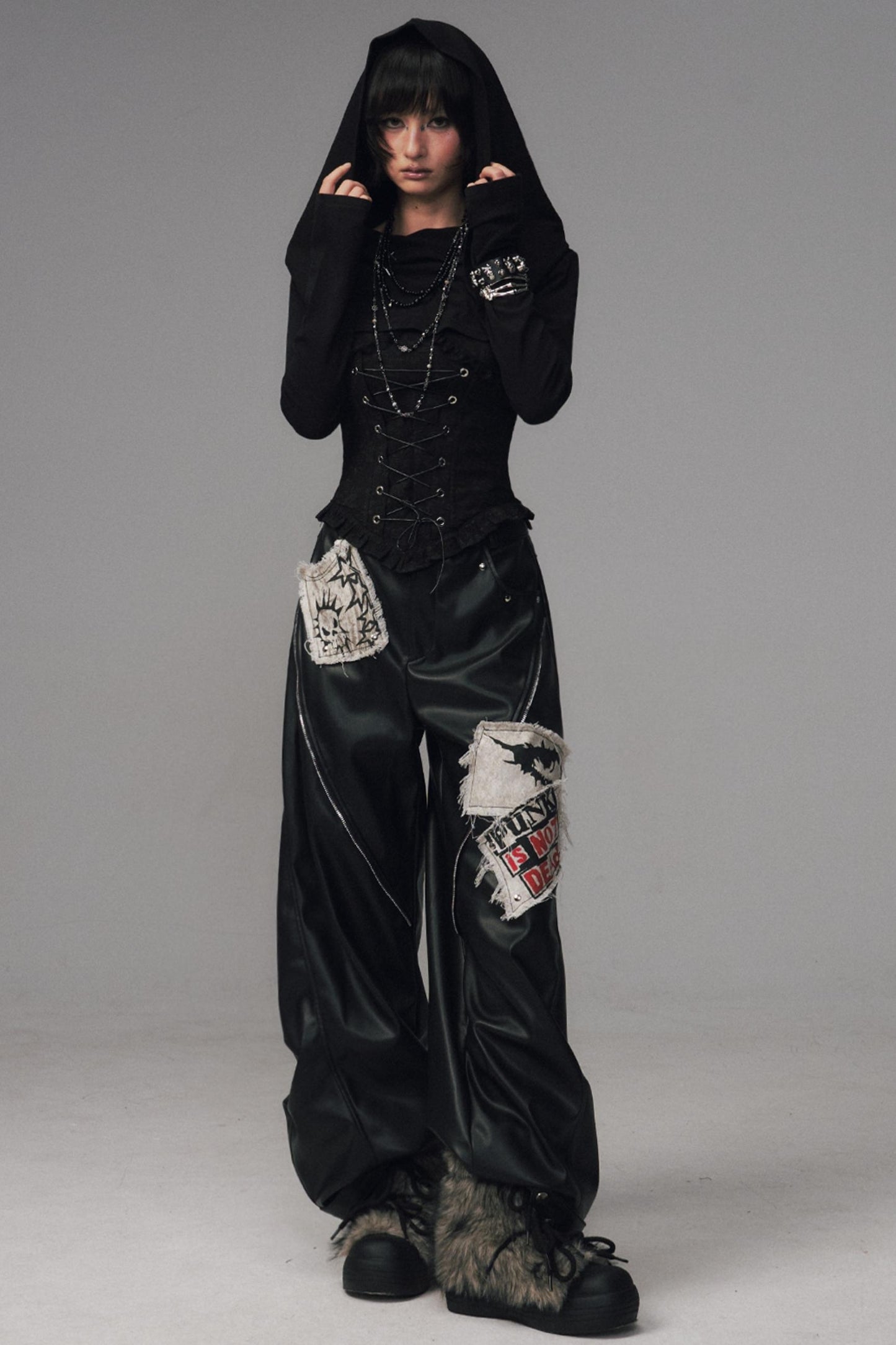 Lost Split Leather Pants