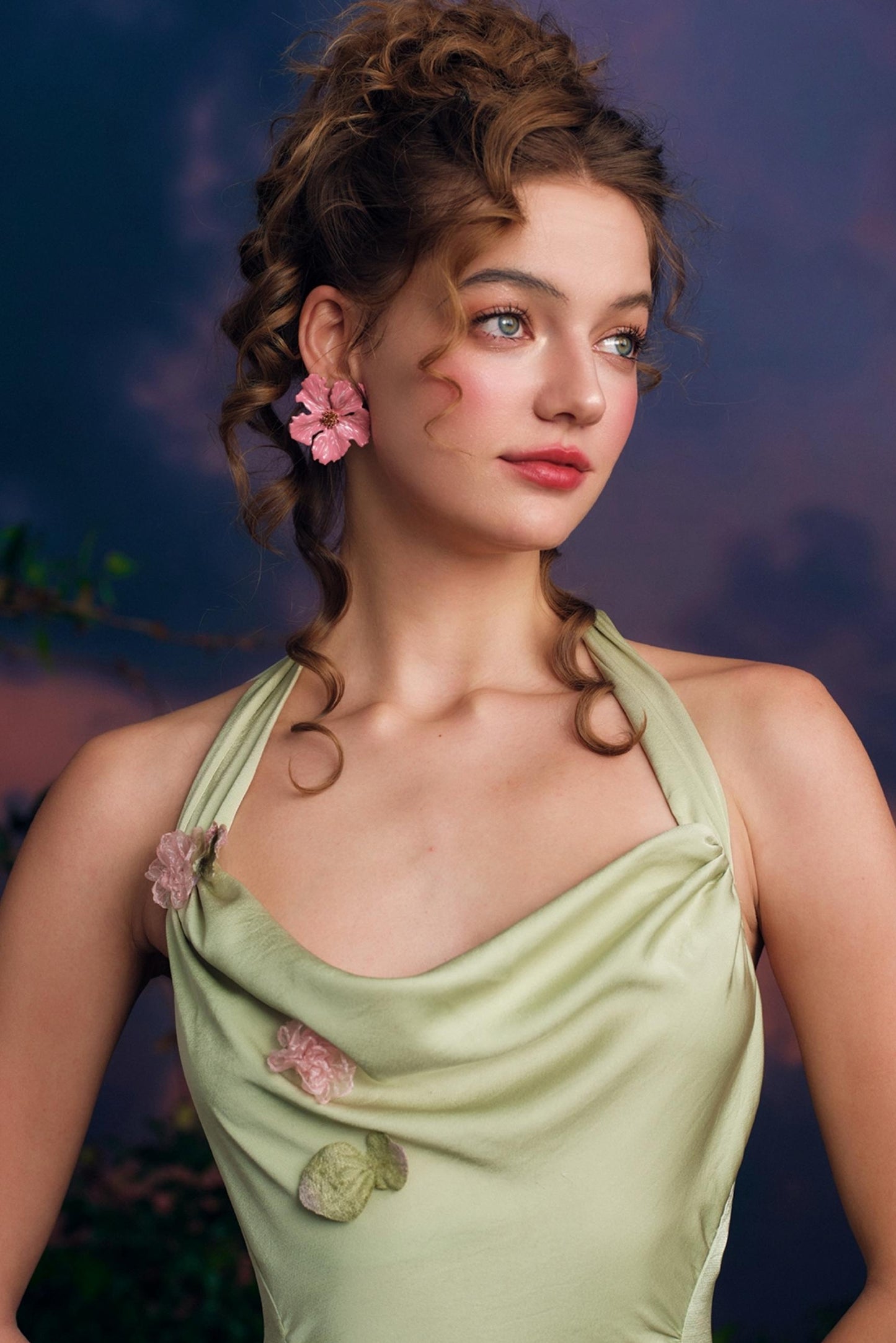 Elegant Snake Print Dress