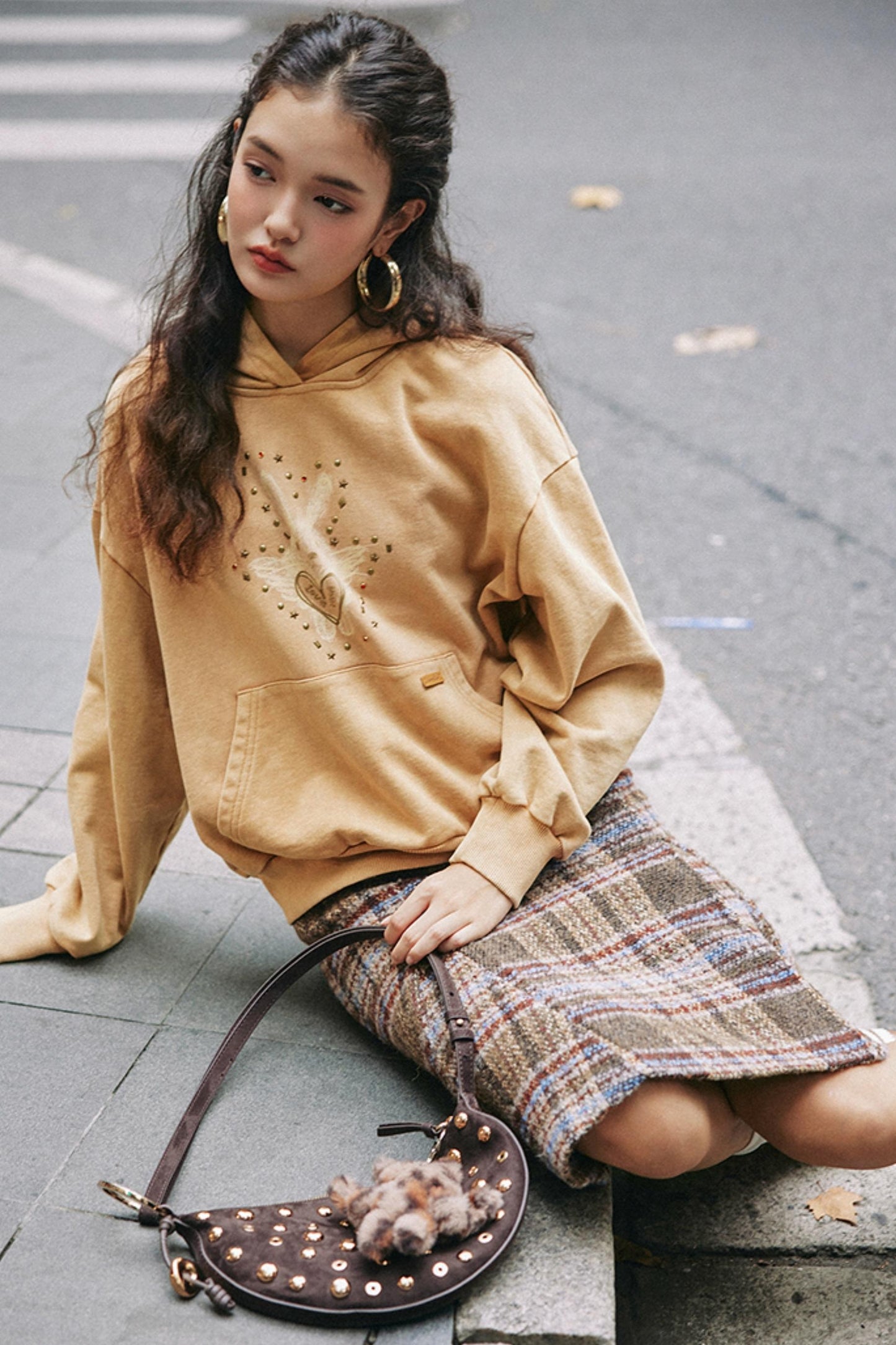 Autumn Angel Rabbit Hoodie