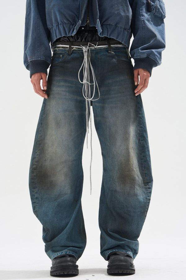 Scimitar Denim Trousers