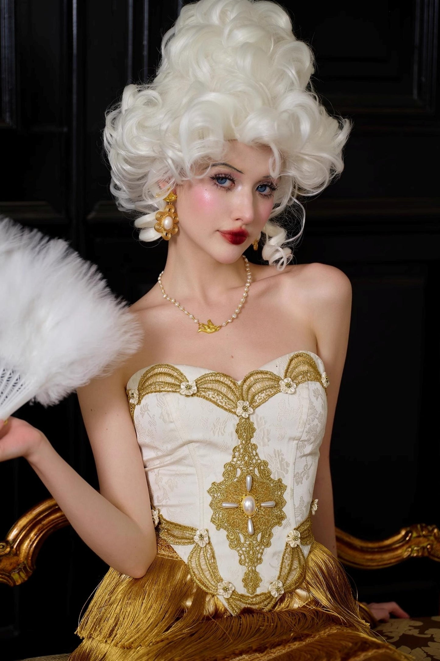 French Court Corset Gown Skirt Set-Up