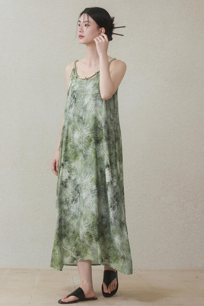 Summer Halter Dress With Beads