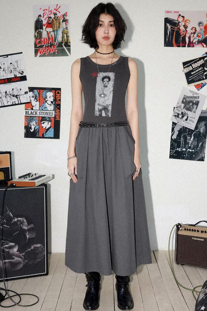 Kleid mit Charakterdruck und Patchwork
