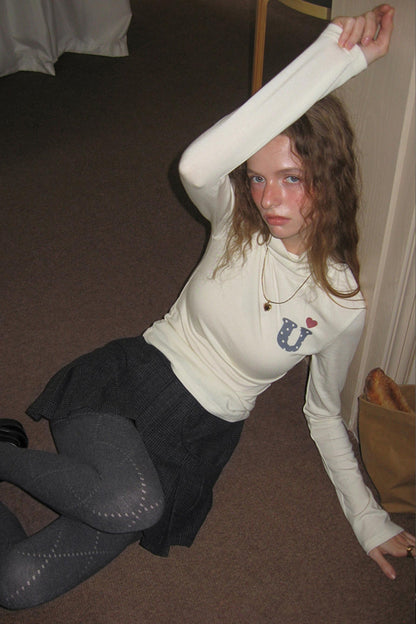 Early Winter Ruched Top